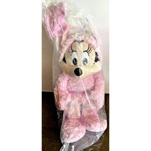 NWT Disney Store plush Minnie Mouse Easter bunny plush 2022 pink with tutu NIP